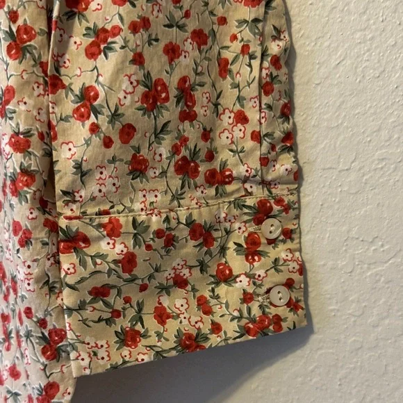 English Factory Red Floral Blouse - Picture 4 of 8